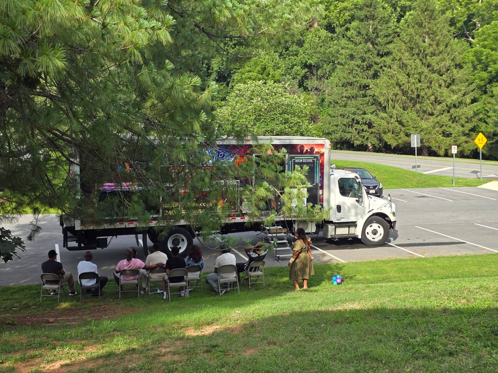 Elite XP Game Truck at a graduation party